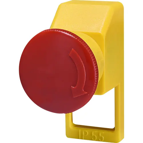 Iskra ETI MS25 PB frontelement rood/geel vuist/draai