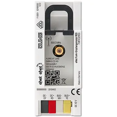 JUNG FM FK 32 REG eNet radiografische ontvanger DIN-rail montage