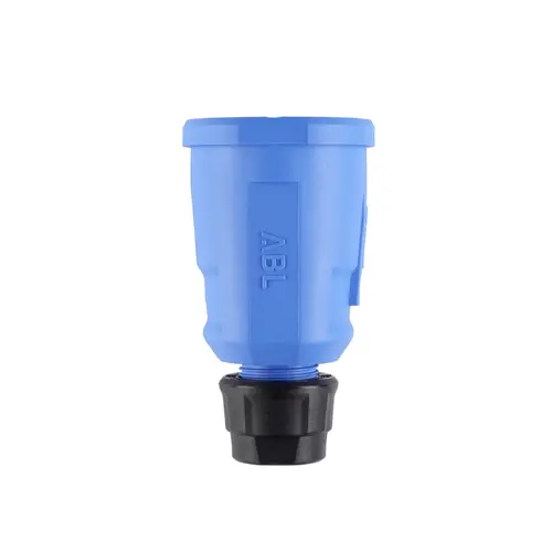ABL 100000075 HIGHTECH koppelcontactstop RA 2-polig 16A 250V blauw IP20