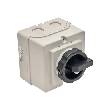 ASN A3/8PLM/Z33-SW aan-/uitschakelaar opbouw 3-polig 25A 400V 2-standen IP65