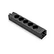 Bachmann 906.18821 STEP Base stekkerdoos 5x RA wcd 230V GST in-/uitgang zonder snoer zwart