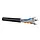 Dynamic UTP4X2XAWG231 PE UTP CAT6 grond/buiten netwerkkabel zwart rol 100 meter