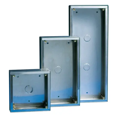 Comelit 3159/1 vandalcom opbouwbehuizing rvs 1 module