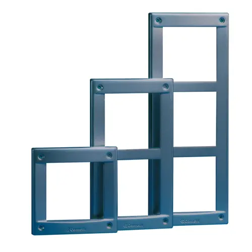 Comelit 3161/1 vandalcom frame 1 module inbouw aluminium bruin