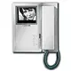 Comelit 5801 genius monitor opbouw zwart-wit 4 inch met hoorn wit