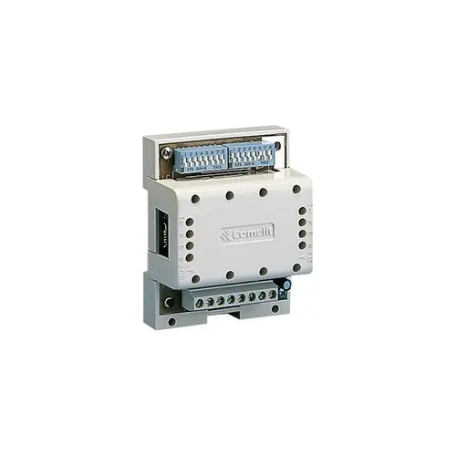 Comelit 1224A deurselector Simplebus audio-video 2-draads DIN-rail 4 DIN kunststof