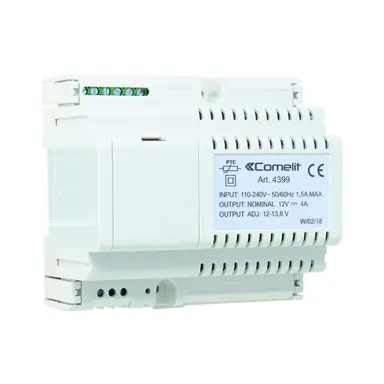 Comelit 4399 voeding simplekey 12-13.8vdc4a