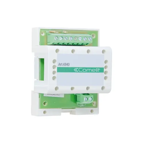 Comelit 4840 stamleiding verdeler SBC 4 uitgangen 2-draads DIN-rail kunststof