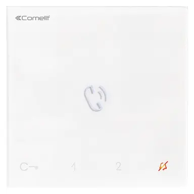 Comelit 6750W mini handsfree deurintercom 2-draads opbouw wit