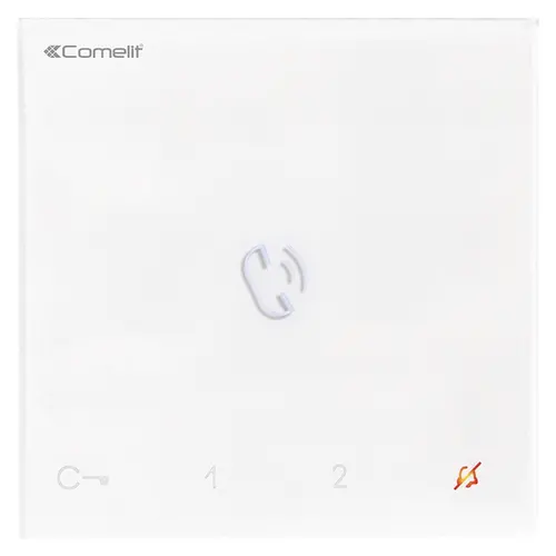 Comelit 6750W mini handsfree deurintercom 2-draads opbouw wit