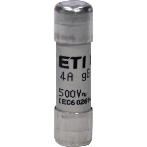 ETI 431000724 Cylindrische zekering CH10 gG 4A 500V 10x38