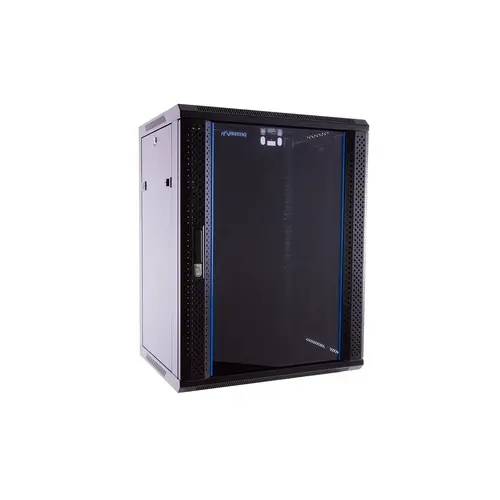 Grayle 12.2522002 22U Wandkast Prestaq D600xB600 rook-glazen deur