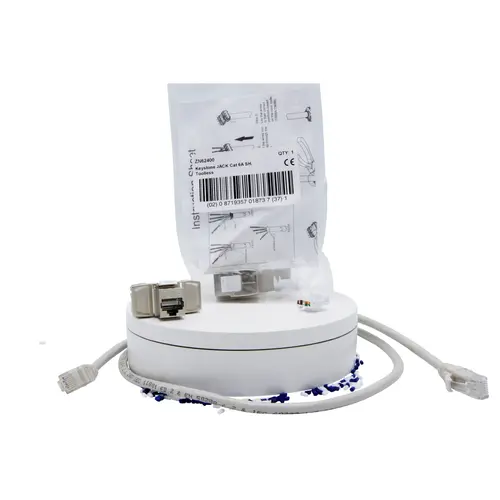 Grayle ZN62400 keystone jack cat 6a sh.toolless cl sh.body 28.3lx16.8w