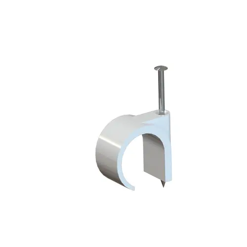 JSL 152300002 spijkerclip 5 - 7mm wit 100 stuks