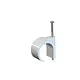 JSL 152300002 spijkerclip 5 - 7mm wit 100 stuks