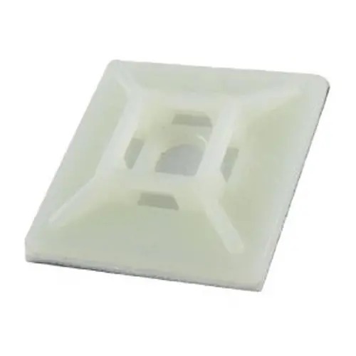 JSL VIERKANT 19X19 TR plakzadel 19x19mm transparant 100 stuks