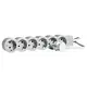 Legrand 694557 stekkerdoos met 1,5 m snoer 6x wcd wit/lichtgrijs