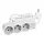 Legrand 694567 stekkerdoos met 5 m snoer 3x wcd wit/lichtgrijs