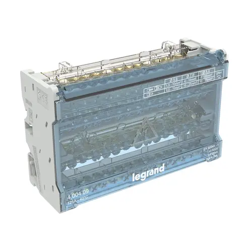Legrand 400409 verdelerklem 4p 125a - 15 aans