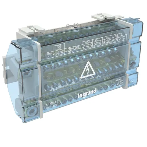 Legrand 400411 verdelerklem 4p 160a - 15 aans