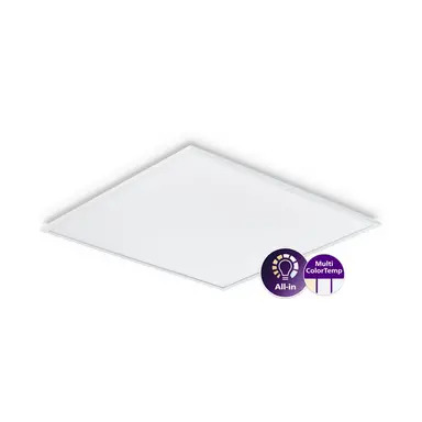 Philips 8720169516724 inbouw/opbouw LED paneel 59,5 x 59,5 cm 28W 3000 - 4000K opaal wit