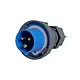 Power PWCEES31667 stekker 3-polig16a ip67 blauw