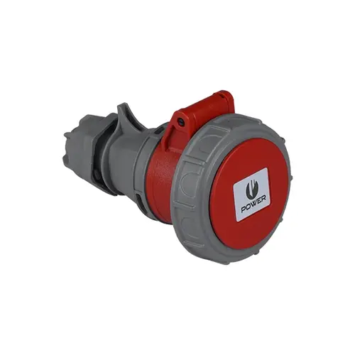 Power PWCEEC51667 CEE koppelcontactstop 16A 380-415V 5-polig IP67 rood 6h