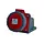 Power PWCEEW51667 wandcontactdoos CEE 5-polig 16A 380-415V rood 6h IP67