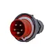 Power PWCEES53267 stekker 5-polig32a ip67 rood