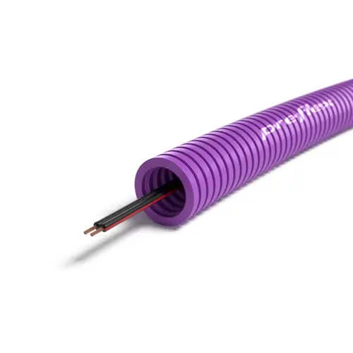 Preflex 1234000517 flexibele buis 16 mm voorbedraad met luidsprekerkabel 2 x 2.5 mm² 100 meter