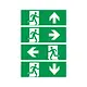Prolumia 40010044 set van 4 stickers nooduitgan