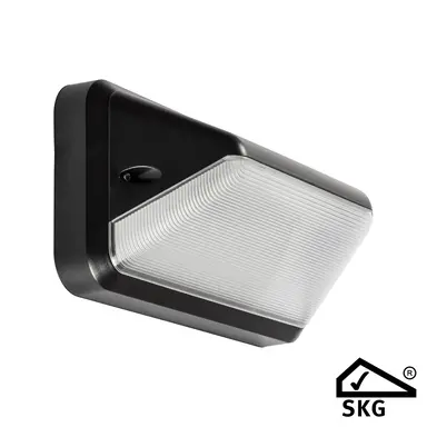 Prolumia 40010331 driehoekig opbouwarmatuur LED 6W half afgeschermd met bewegingssensor IP66 zwart