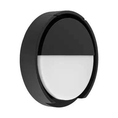 Prolumia 40009078 rond opbouwarmatuur LED 24,5W half afgeschermd met bewegingssensor en noodfunctie IP66 zwart