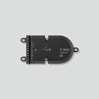 Siedle TLE 061-01 inbouwdeurluidspreker zwart