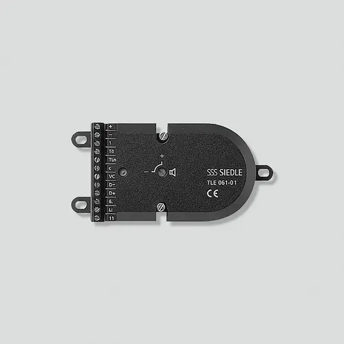 Siedle TLE 061-01 inbouwdeurluidspreker zwart