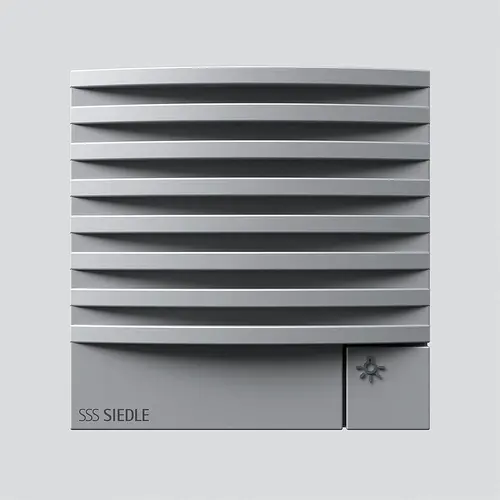 Siedle BTLM 650-04 SM deurluidspreker bus zilver