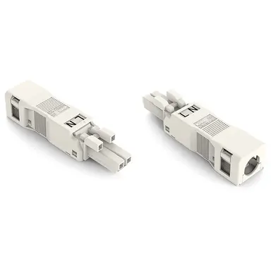 Wago 890-122 steker fem trekont mini 2p wit