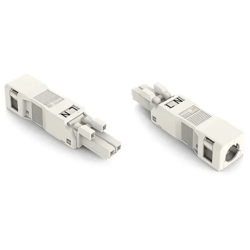 Wago 890-122 steker fem trekont mini 2p wit