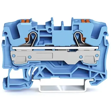 Wago 2206-1204 2-draads rijgklem met drukknop
