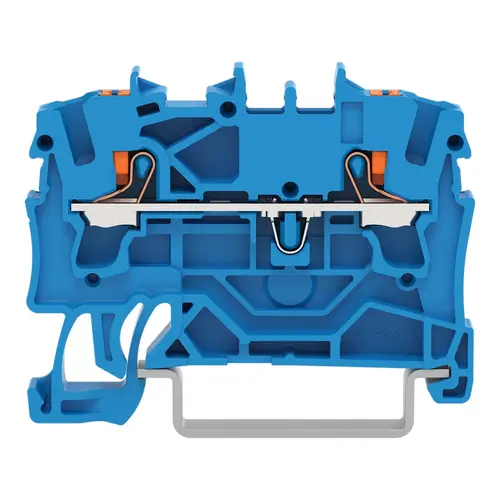 Wago 2202-1204 rijgklem 2v 2.5mm push-in bl
