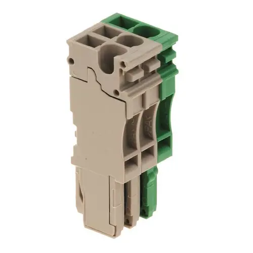 Weidmuller ZP 2.5/1AN/3 GN/BE plug plug-in connection 2.5