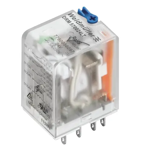 Weidmuller DRM270024LT relais 24vdc 10a 2w