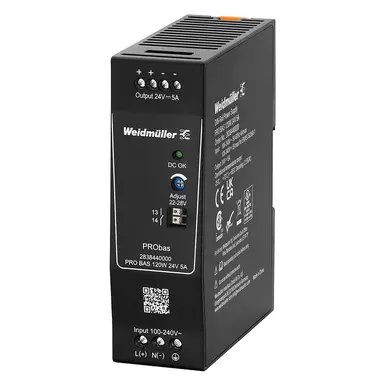 Weidmuller PRO BAS 120W 24V 5A power supply power supply sw