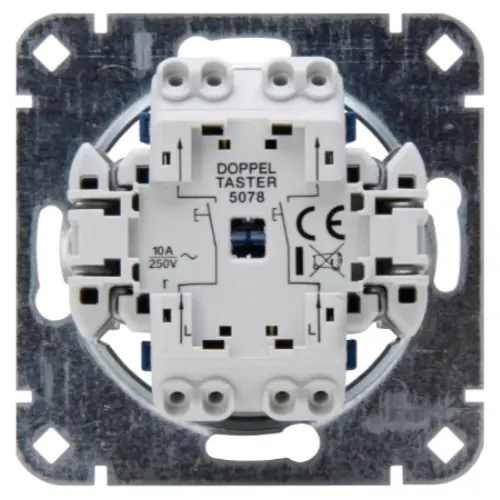 Kopp 507800006 profi seriedrukcontact 2 maakcontacten met gescheiden ingangen