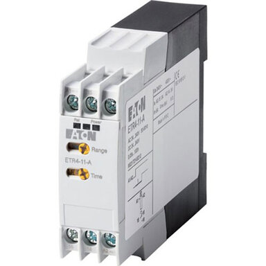 Eaton ETR4-11-A tijdrelais opkomend vertraagd functie 1W 24-240VAC/DC 0.05s-100h