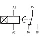 Eaton ETR4-11-A tijdrelais opkomend vertraagd functie 1W 24-240VAC/DC 0.05s-100h