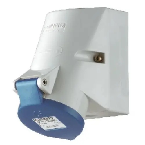 Mennekes CEE 1720 wandcontactdoos CEE 3-polig 16A 230V met Twin-Contact