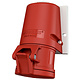 Mennekes CEE 1343 wandcontactdoos CEE 4-polig 16A 400V met Twin-Contact