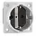ABL MCD 2P+RA GRIJS 50MM inbouwcontactdoos zonder klapdeksel SCHUKO 16A 250V grijs