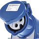 Mennekes CEE 1341 wandcontactdoos CEE 3-polig 16A 230V met Twin-CONTACT